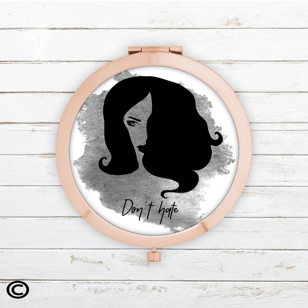 Funny Motivational Compact Mirrors